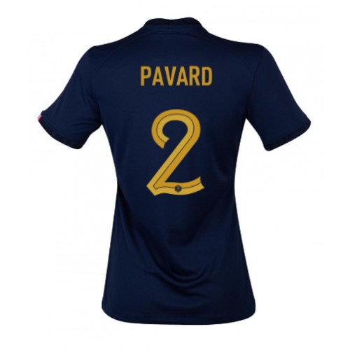 Dámy Fotbalový dres Francie Benjamin Pavard #2 MS 2022 Domácí Krátký Rukáv